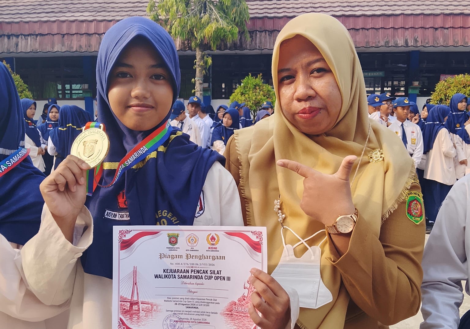 JUARA  3 PENCAK SILAT WALI KOTA SAMARINDA CUP III